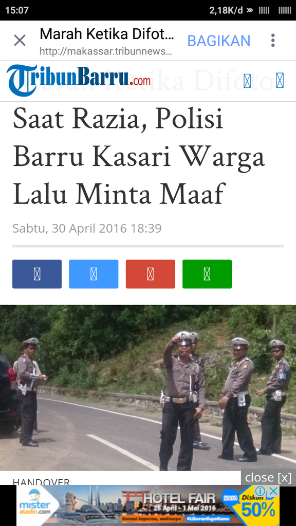 Marah Ketika Difoto Saat Razia, Polisi Barru Kasari Warga Lalu Minta Maaf