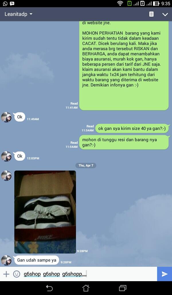 ****TESTIMONIAL G6 SHOP ID GABAN006****