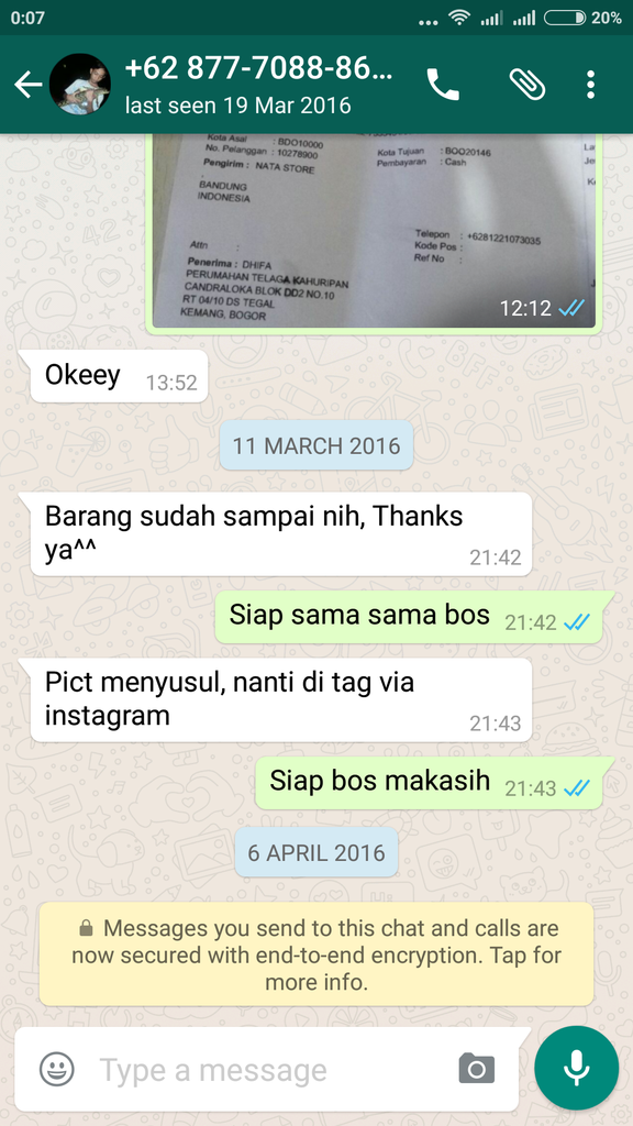 TESTIMONIAL NATA STORE