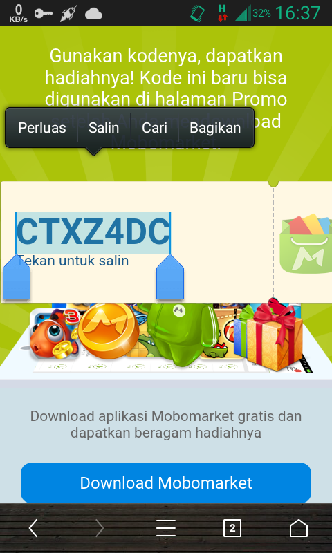 MM bagikan pulsa cuma-cuma buat para pengguna baru.