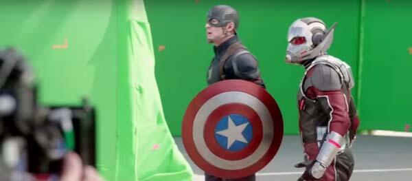 captain america civil war. The making of/Behind the scene
