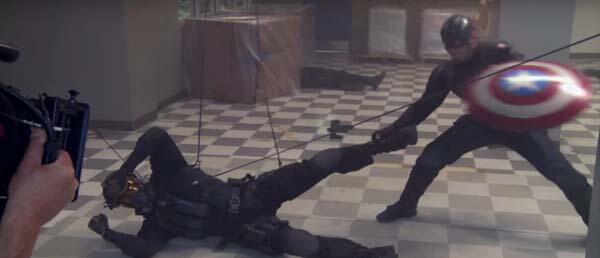 captain america civil war. The making of/Behind the scene