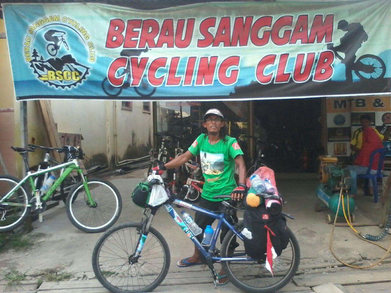 Iwan Sunter, Bersepeda Keliling Pulau Kalimantan 2016 (start and finish di Pontianak)