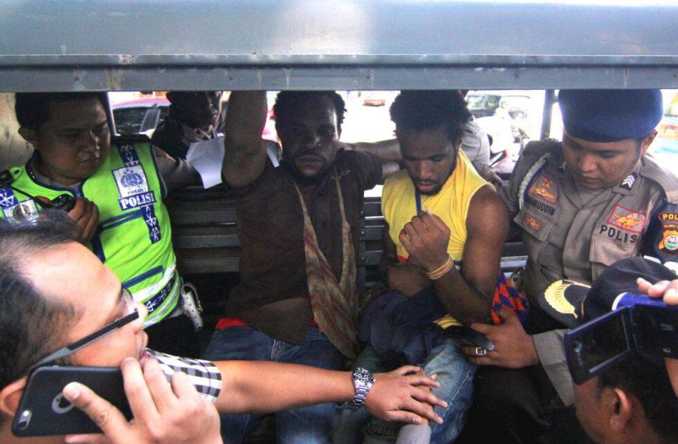Polisi tangkap ribuan warga seiring aksi pro-pembebasan Papua