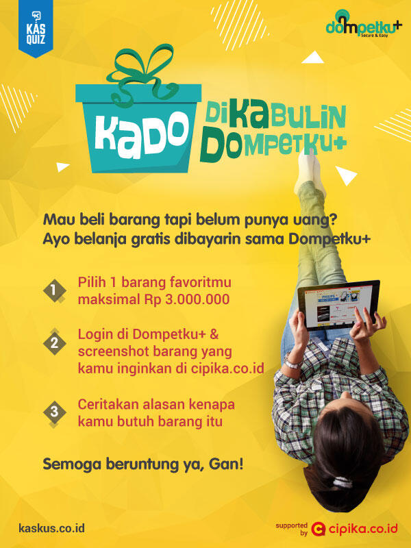 Dapat KADO yang Agan Pilih Sendiri? Bikin Jadi Nyata di KasQuiz KADO