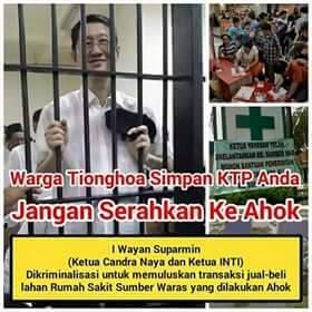 Warga Minta KPK Jadikan Ahok Tersangka Kasus Sumber Waras