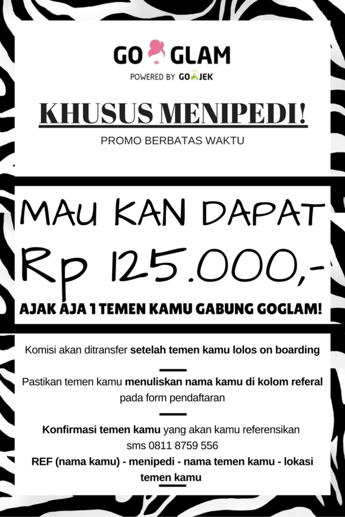 DICARI 400 TERAPIS MANI PEDI JAKARTA BEKASI DEPOK