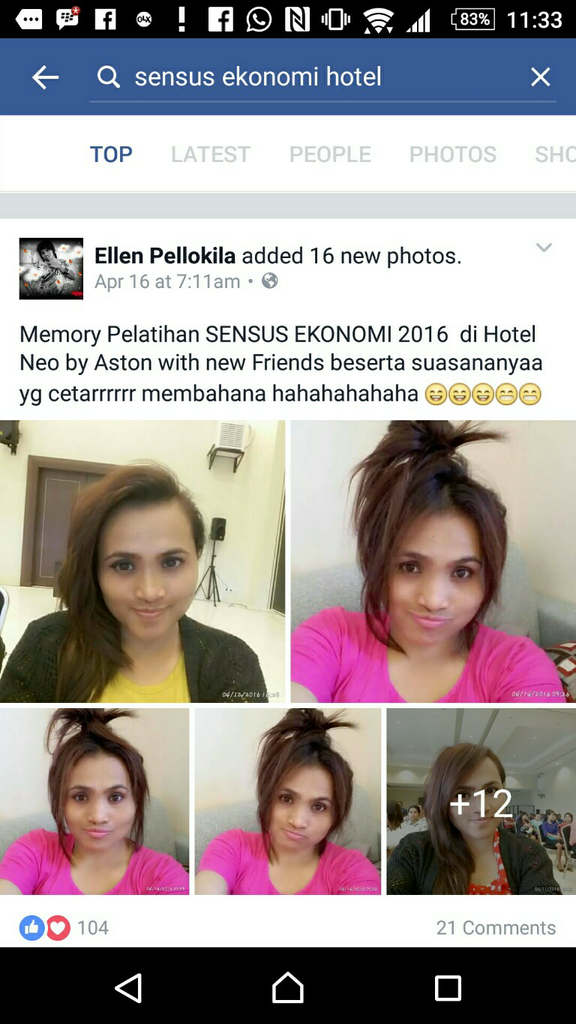 sensus ekonomi 2016 pemborosan