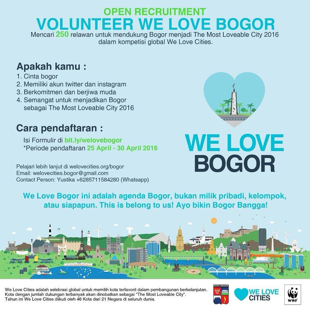 &#91;OFFICIAL THREAD&#93; AYO DUKUNG BOGOR MENJADI YANG TERBAIK DI WE LOVE CITIES AWARD 2016