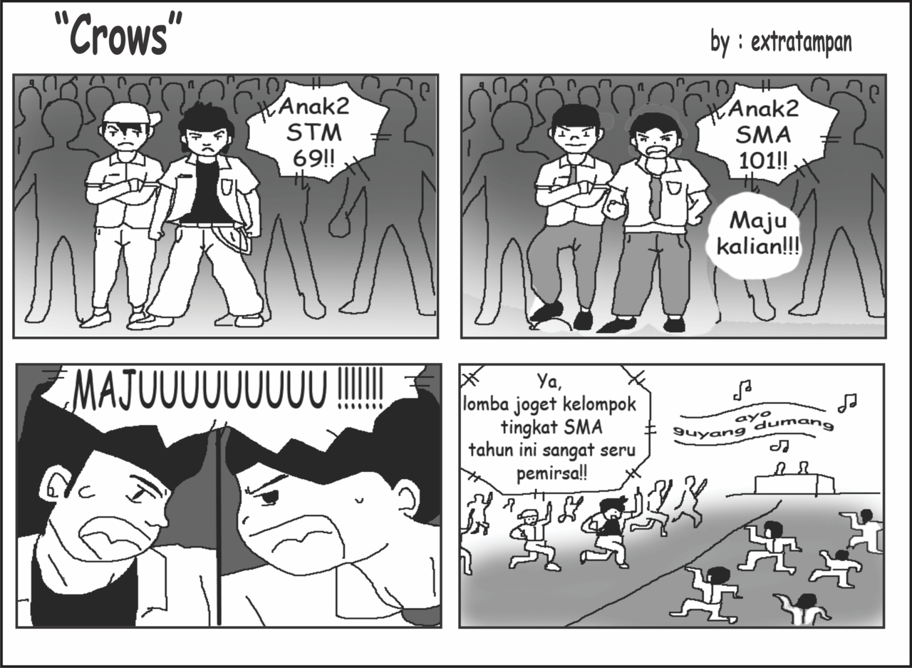 Komik strip absurd bikinan ane gan...masuk..update tiap hari 