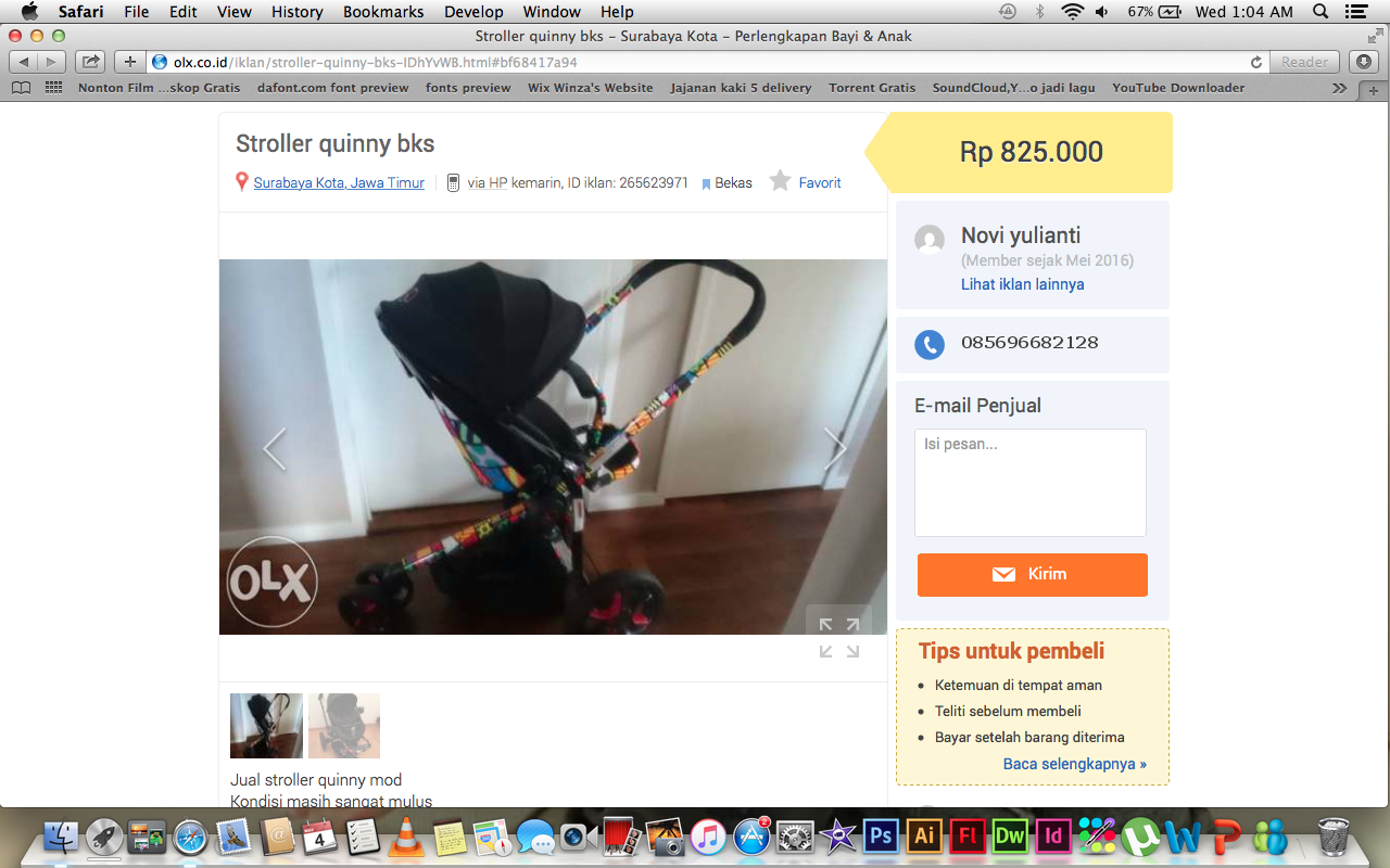 PENIPUAN OLX iPod touch 5th Generation 32GB Blue Mint Condition IngridKarlina