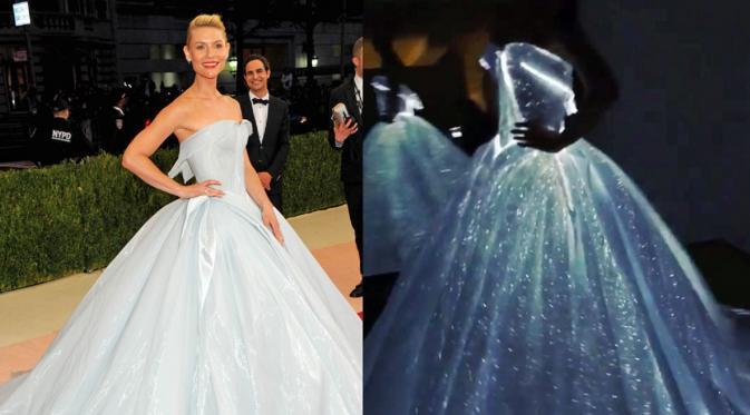 Balasan dari Claire Danes Pakai Gaun 'Cinderella' yang Bisa Menyala Dalam  Gelap Di Met Gala | KASKUS