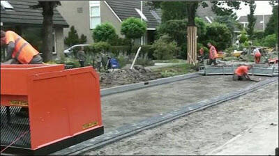 bikin paving block di Belanda seperti mesin print