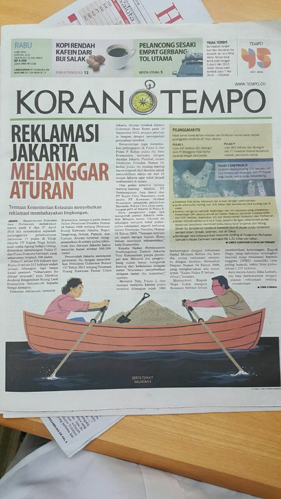 Tiba di Pulau Reklamasi, Rizal Ramli Keluarkan Jurus Kepret (Ke Hoktod)