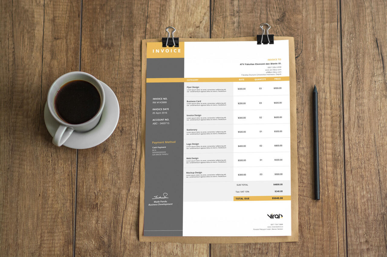 Jasa Desain Grafis - Logo - Stationery - Company Profile Viral Creative.co