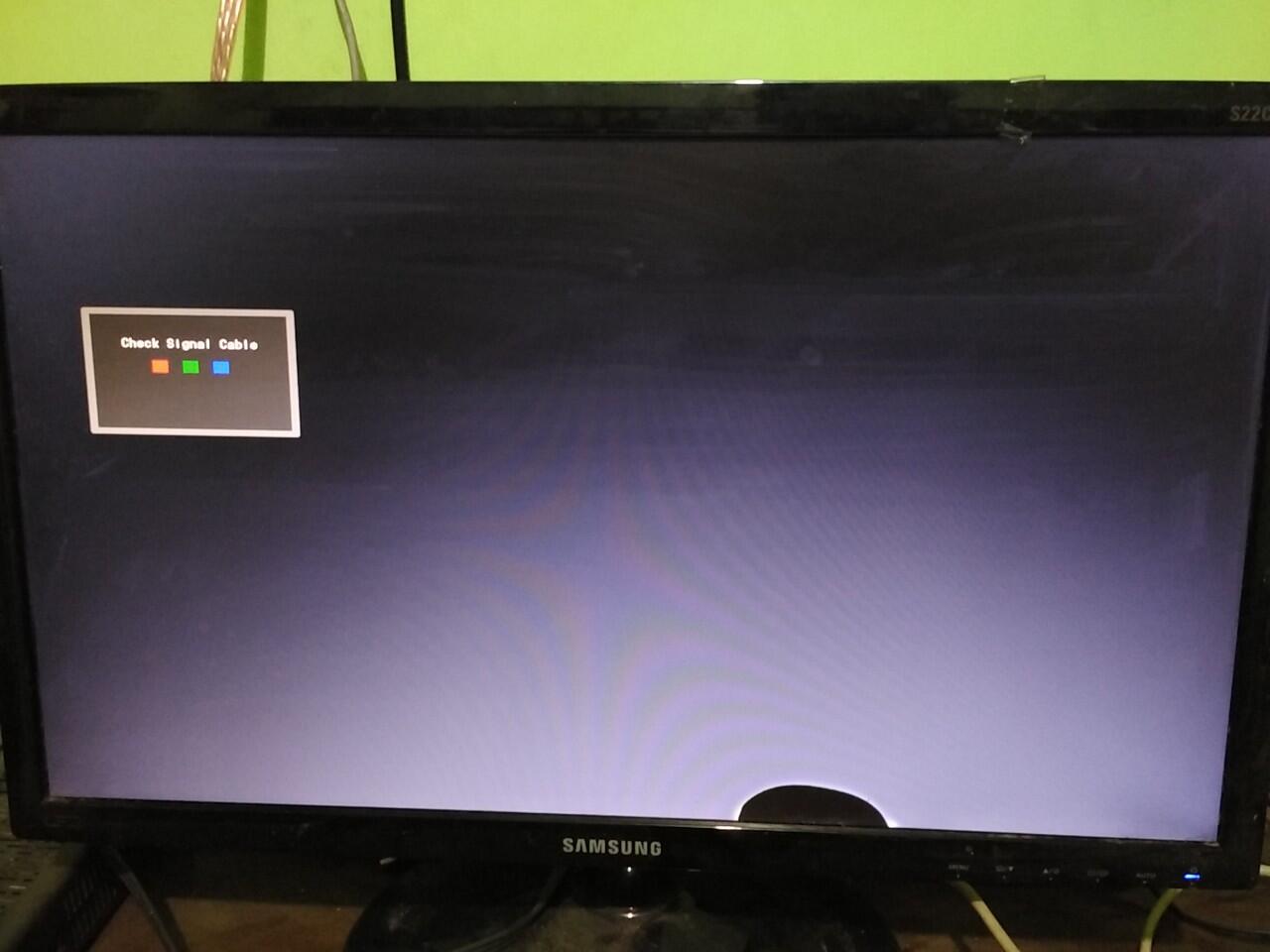 klaim garansi LED Monitor samsung ada tompel nya