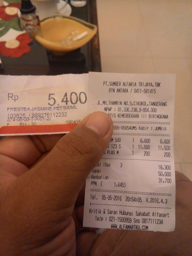Alfamar* "menipu" Konsumen