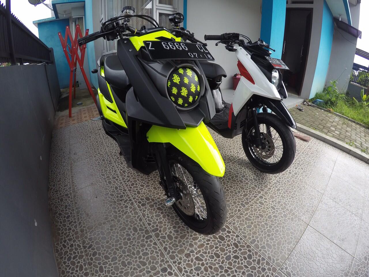 Modifikasi Motor X Ride Ring 17 Beemotor