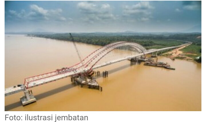 Jembatan Apung Pertama di Indonesia Dibangun di Cilacap