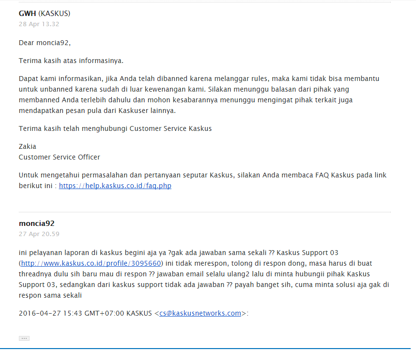 ADA APA DENGAN KASKUS ?? ID DI BANNED MULU DAN GAK ADA RESPON !!