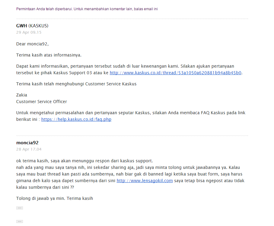 ADA APA DENGAN KASKUS ?? ID DI BANNED MULU DAN GAK ADA RESPON !!