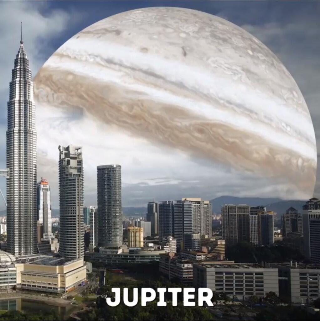 Penampakan Jika Posisi Bulan Diganti Oleh Planet