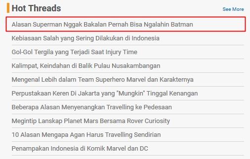 Alasan Superman Nggak Bakalan Pernah Bisa Ngalahin Batman