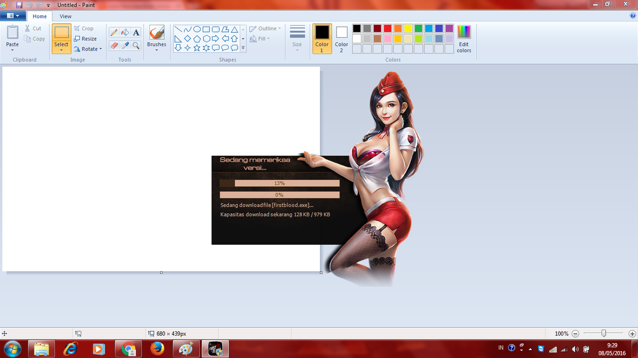 Cara Install FIRST BLOOD INDONESIA dan mendapatkan hadiahnya