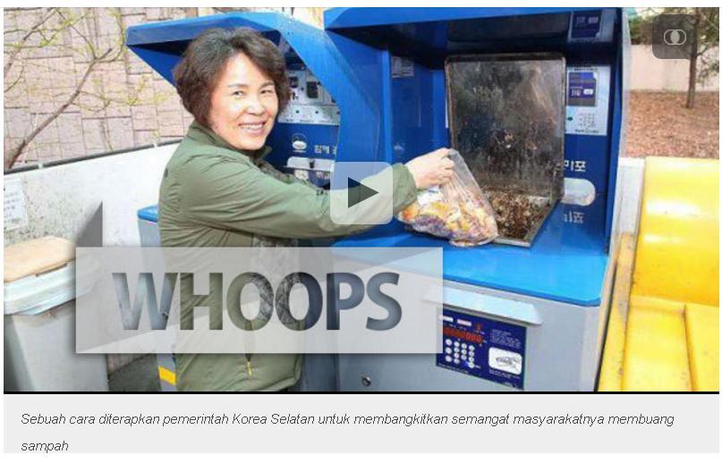 Masyarakat di Negara Ini Dapat Uang saat Buang Sampah (korsel tiru program yusril)