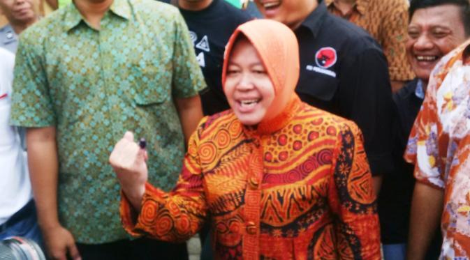 Wali Kota Risma Kembali Tegaskan Tetap Bersama Warga Surabaya