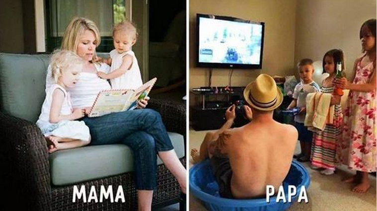 Beda Asuhan MAMA VS PAPA. Kamu Suka Diasuh yang SIAPA?