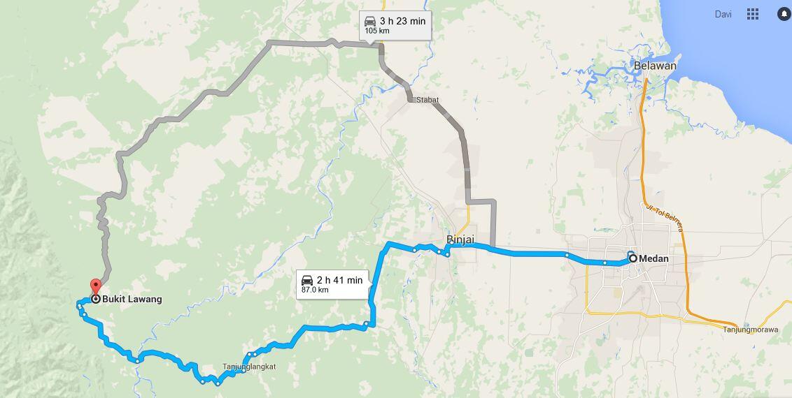 Bukit Lawang (sungai dan primata)