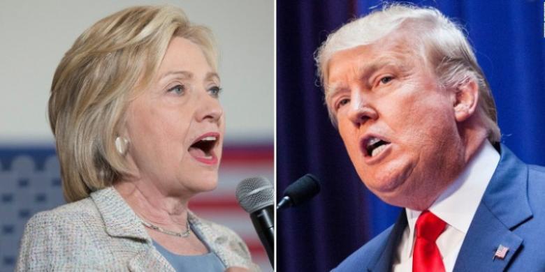Inilah Gaya Hidup dan Simbol Kemakmuran Hillary dan Trump