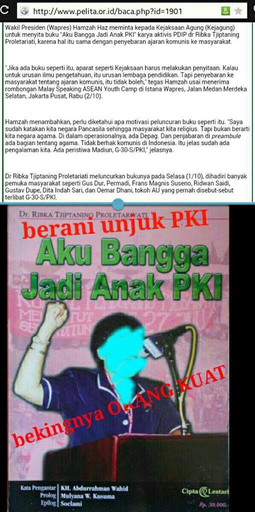SERUAN AKUN MABES TNI COMMUNITY: MARI KITA PERANGI KOMUNIS LAKNAT