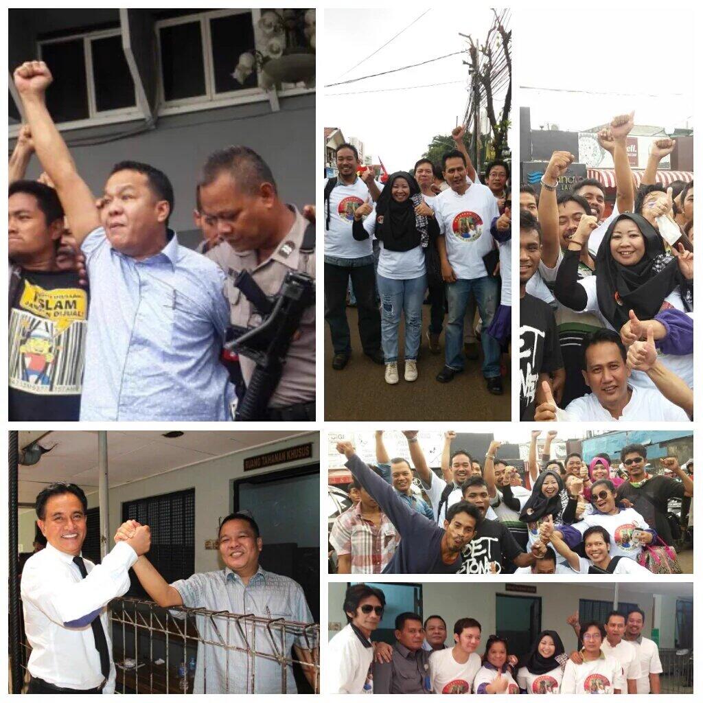 ONGEN BEBAS, RATUSAN PENDUKUNG HISTERIS