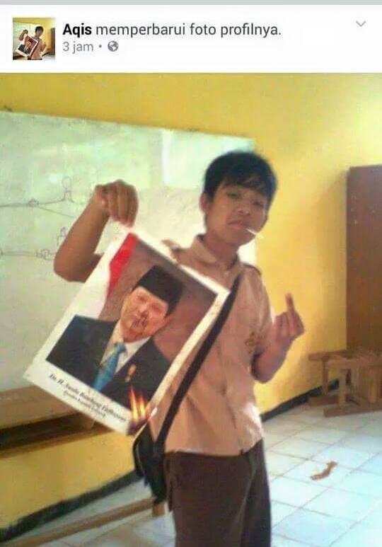 Foto Mantan Presiden SBY Dilecehkan