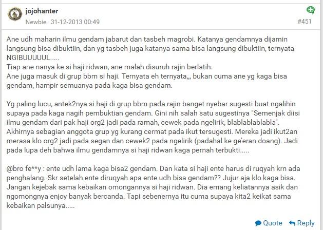 Narasumber &quot;Dua Dunia&quot; TRANS 7 Kang Ryedwan Ternyata Penipu Gan..!!