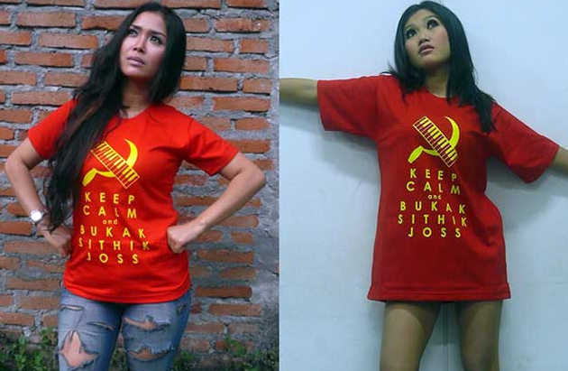 Kaos Plesetan ini bisa bikin Agan ditangkap 