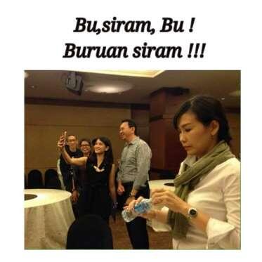 kumpulan Meme Lucu Foto Selfie Ahok Bareng Dian Sastro