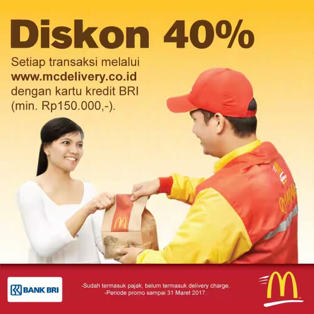 &#91;KOMBAT Deals&#93; Dapetin Diskon 40% Untuk Pemesanan Online! (Kartu Kredit BRI)