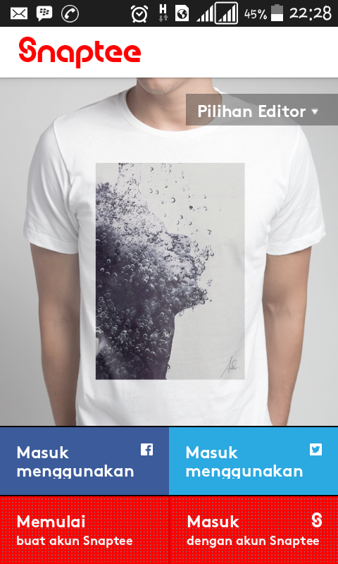 Mari Desain T-Shirt Kerenmu Di Smartphone Dengan Snaptee