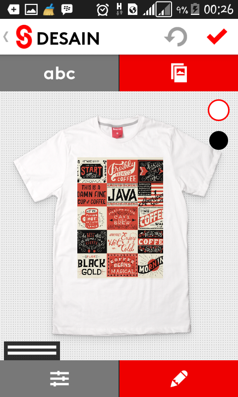 Mari Desain T-Shirt Kerenmu Di Smartphone Dengan Snaptee