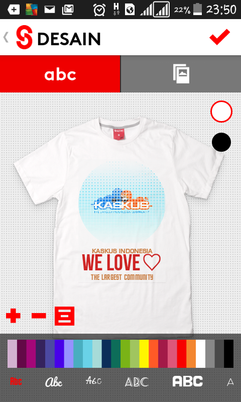 Mari Desain T-Shirt Kerenmu Di Smartphone Dengan Snaptee