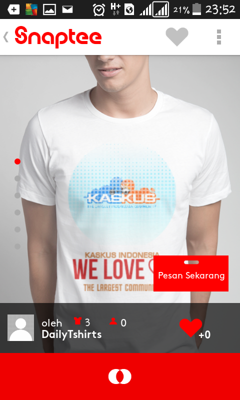 Mari Desain T-Shirt Kerenmu Di Smartphone Dengan Snaptee