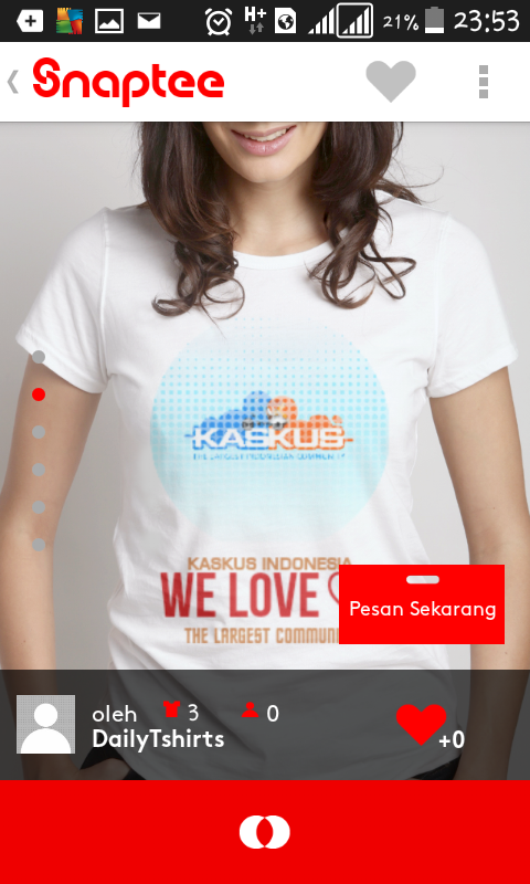 Mari Desain T-Shirt Kerenmu Di Smartphone Dengan Snaptee