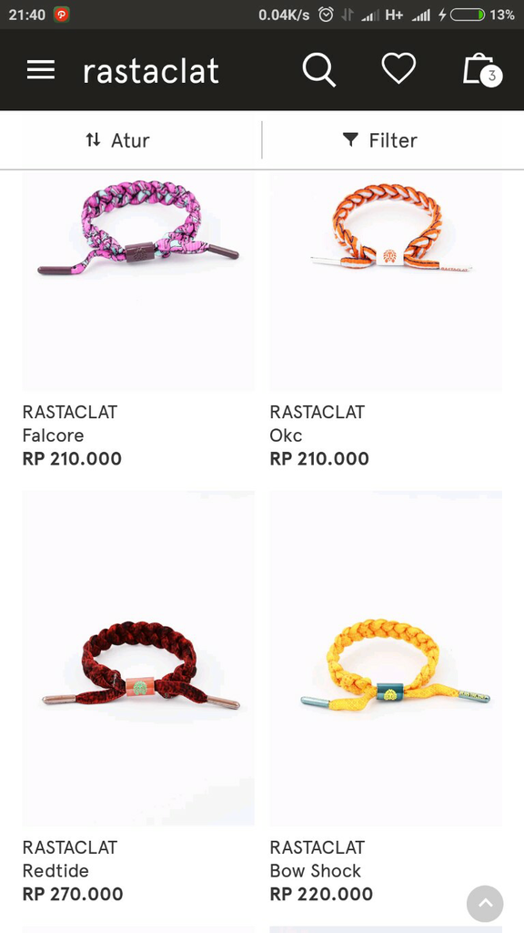 Nyang Koleksi gelang masuk! RASTACLAT?