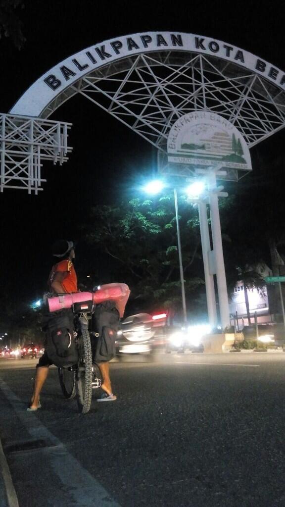 Iwan Sunter, Bersepeda Keliling Pulau Kalimantan 2016 (start and finish di Pontianak)