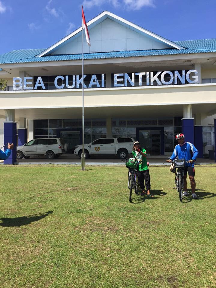 Iwan Sunter, Bersepeda Keliling Pulau Kalimantan 2016 (start and finish di Pontianak)