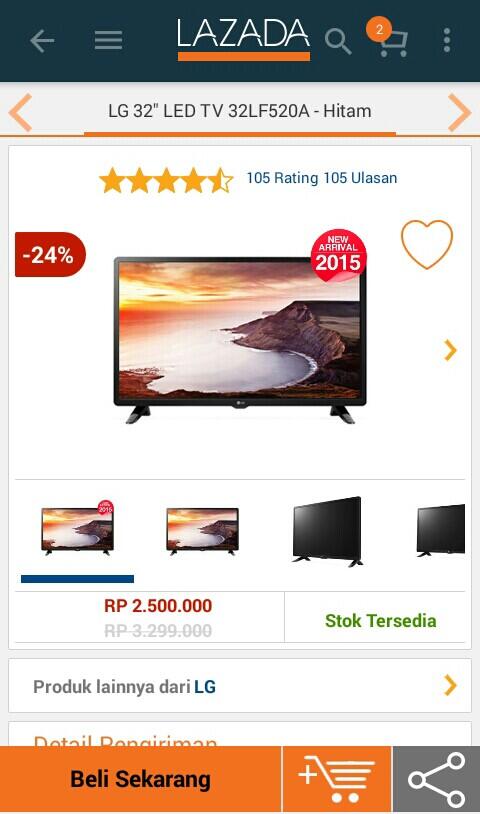 &#91;KOMBAT Deals&#93; Wooooow Diskon Televisi LED di Lazada Indonesia