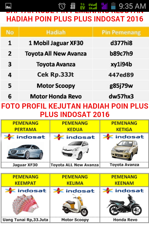 Ane Dapet Kejutan dari Indos*t gan ! Penipuan/Bukan?